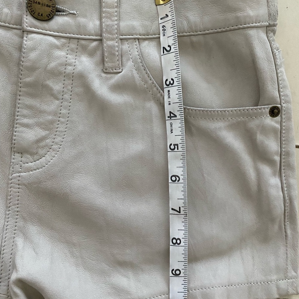 Current/Elliot Goat Leather Boyfriend Short - Picture 14 of 16